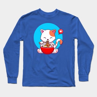 Kitties Love Ramen Long Sleeve T-Shirt